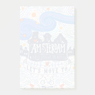 Let's Move To Amsterdam Post-it Notes