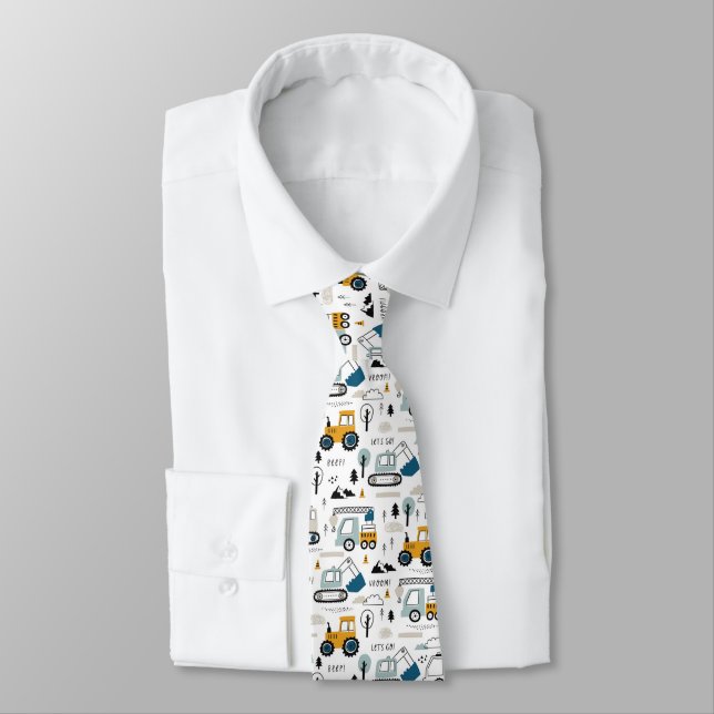 Let's Move Vehicle Pattern Tie (Tied)