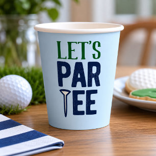 Let's Par-Tee Golf Party Paper Cups