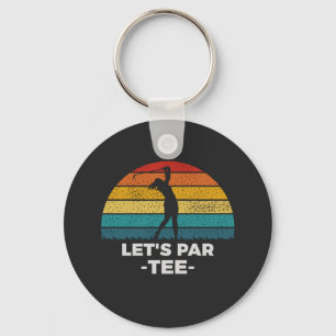 let's par tee key ring