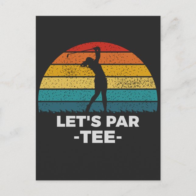 let's par tee postcard (Front)