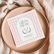 Let's Par-Tee Preppy Golf Girl Baby Shower