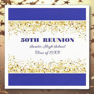 Let's Party! 50th Class Reunion custom  Napkin