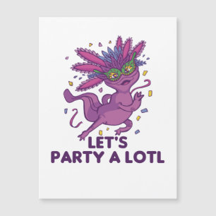 Lets Party A Lotl Mardi Gras Axolotl Pun