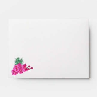 Let's Party Black Gold Neon Tropical 40th Birthday Envelope