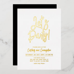 Let's Party   Chic Script Any Party Event