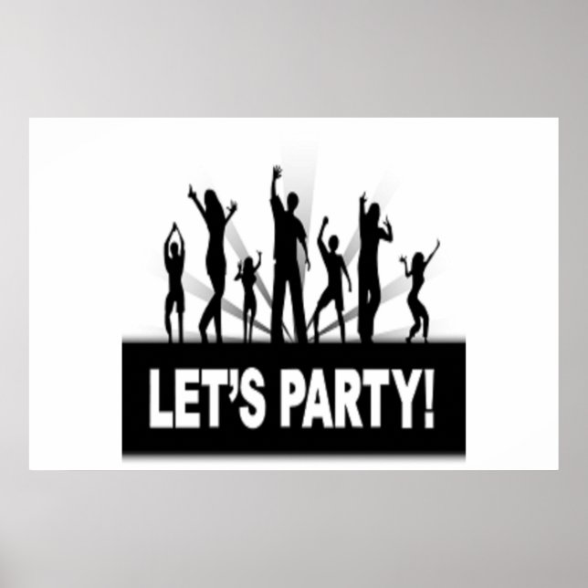 "LET'S PARTY" DANCERS POSTER (Front)