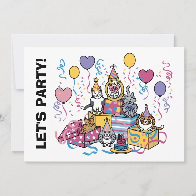 Let's Party! Invitation (Front)