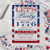 Let's Party Like It's 1776 | 4th Of July Party