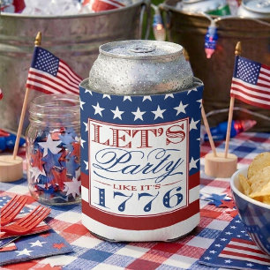 Let's Party Like It's 1776   4th Of July Party Can Cooler