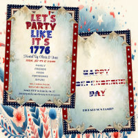 Let's Party Like It's 1776 Shabby Chic 4th Of July