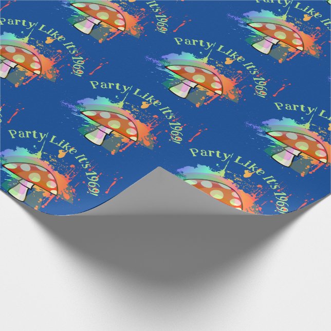 Let's Party Like It's 1969! Wrapping Paper (Corner)