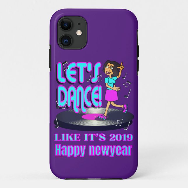 LET'S PARTY LIKE IT'S 2019 funny happy new year 22 Case-Mate iPhone Case (Back)