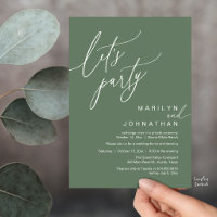 Let's Party, Modern Romantic Wedding Reception