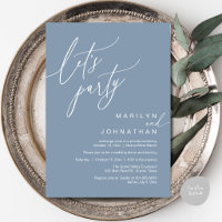 Let's Party, Modern Romantic Wedding Reception