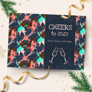 Let's Party! New Year Holiday Card