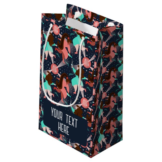 Let's party! New Year small gift bag (Back Angled)