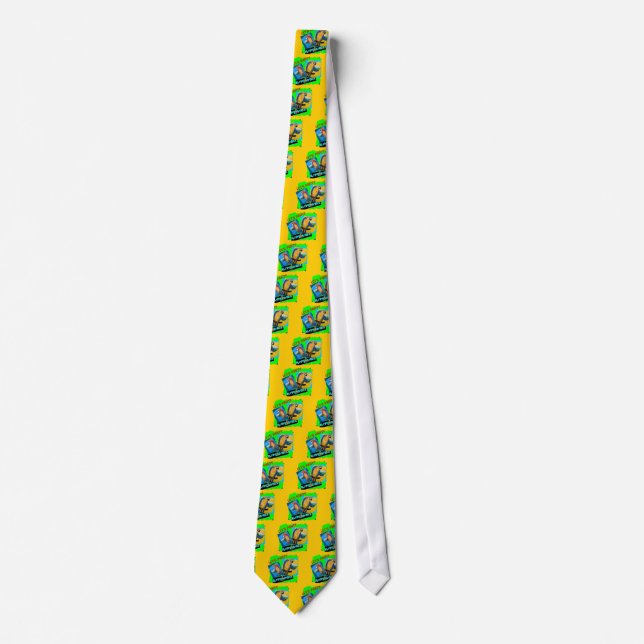 Let's Party - Parrots Tie (Front)