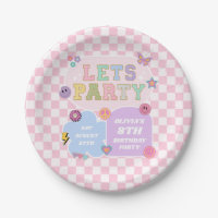 Let's Party Preppy Varsity Patch Birthday Party