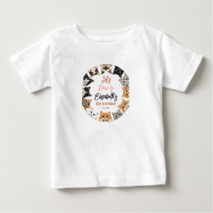 Let's Pawty Cat 5th Birthday   Custom Birthday Kid Baby T-Shirt