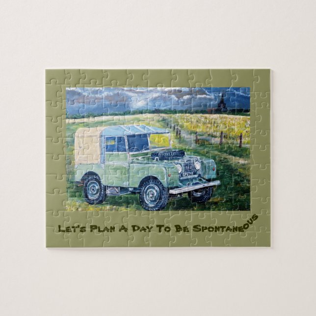 Let's Plan A Day To Be Spontaneous Jigsaw Puzzle (Horizontal)