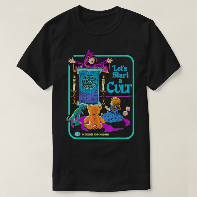 Lets Plat Start a Vintage Cult T-Shirt (Design Front)
