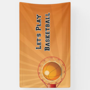 Let's play Basketball banner