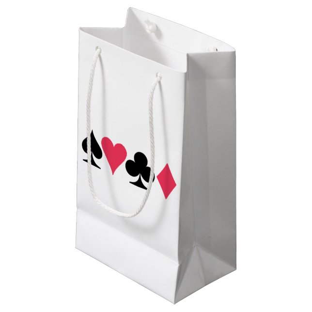 Let's Play Cards Gift Bag (Front Angled)