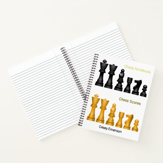 Let's Play Chess Design for Notes and Scores Notebook (Inside)