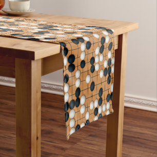 Let's Play Go Short Table Runner