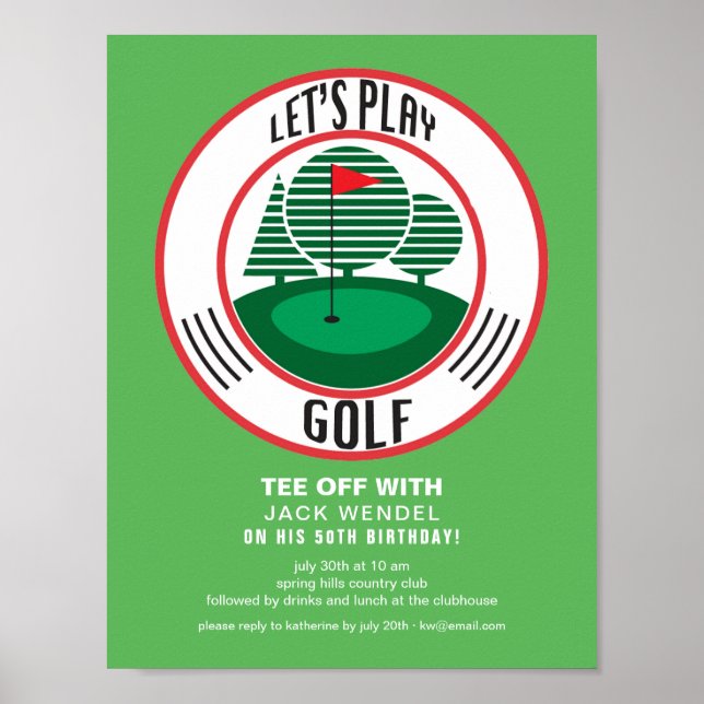 Let's Play Gold Poster (Front)