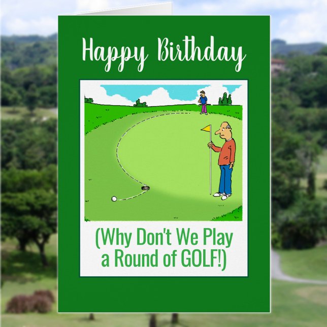 Let's Play Golf. Happy Birthday Golfer (Creator Uploaded)