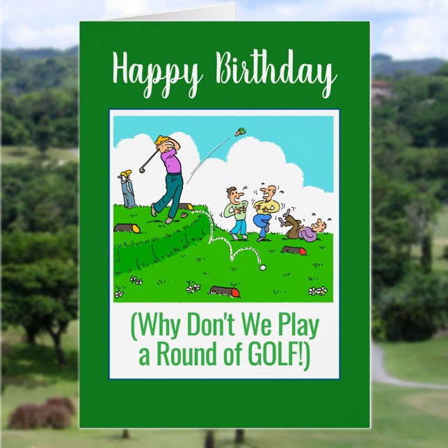 Let's Play Golf. Happy Birthday Golfer (Creator Uploaded)