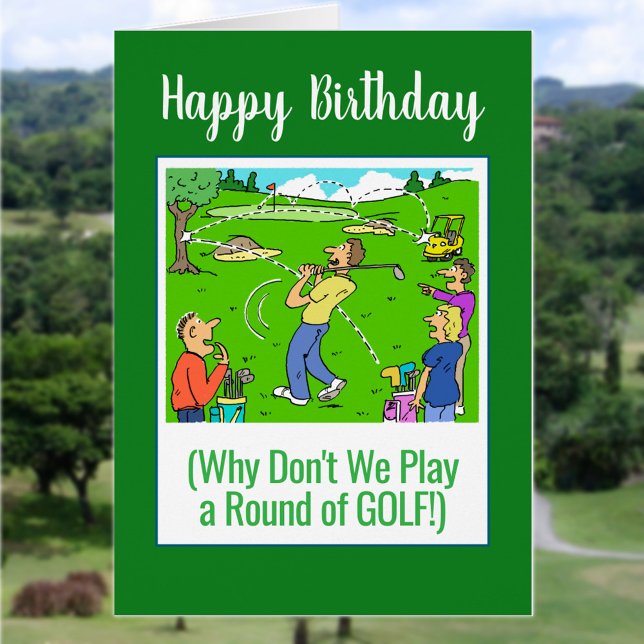 Let's Play Golf. Happy Birthday Golfer (Creator Uploaded)