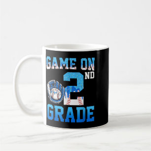 Let's Play Second 2nd Grade Baseball Back To Coffee Mug