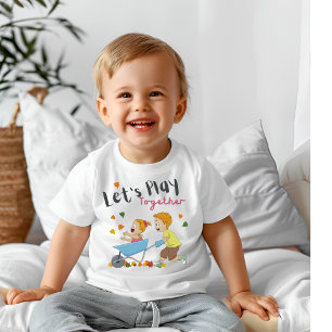 Let's play together  baby T-Shirt