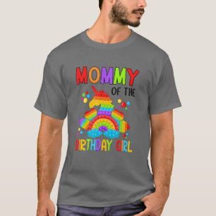Let's Pop-It Girl's Mummy Birthday T-Shirt