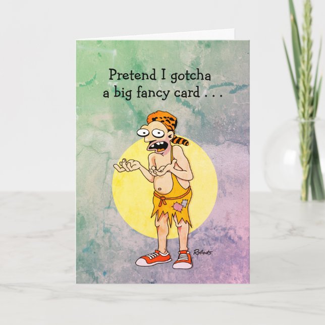 "Let's Pretend" Birthday Card (Front)