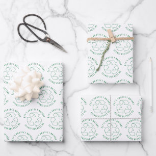 Let's Protect Nature Wrapping Paper Sheets