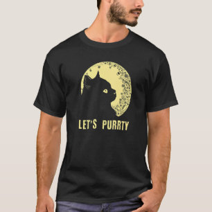 Let's Purrty Cat Party Kitten Reunion Birthday Ca T-Shirt
