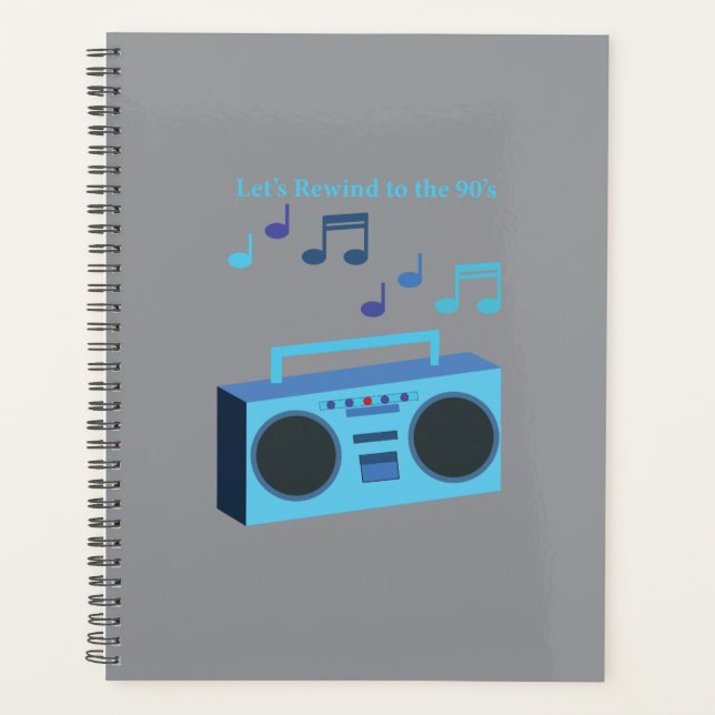 Let's rewind to the 90's planner (Front)
