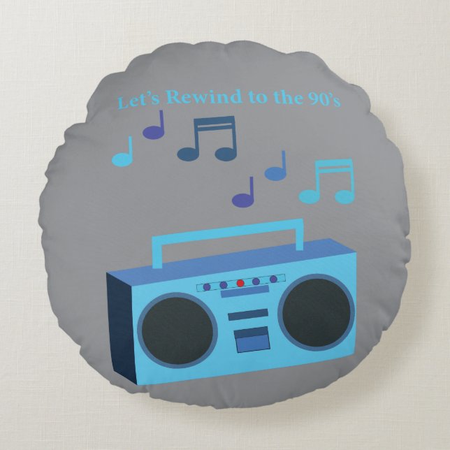 Let's rewind to the 90's round cushion (Front)