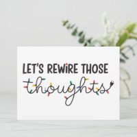 Let's Rewire Those Thoughts Mental Health Xmas