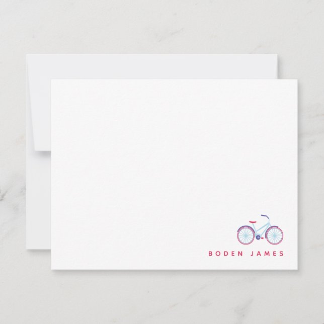 Let's Ride A Bike Card (Front)