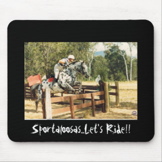 lets ride crosscountry mouse pad