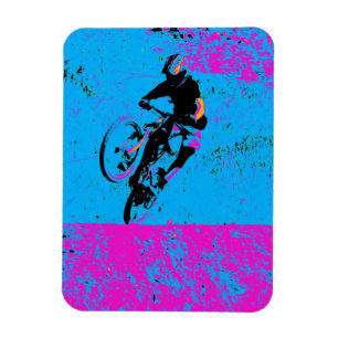 Lets Ride! - Mountain Biker  Magnet