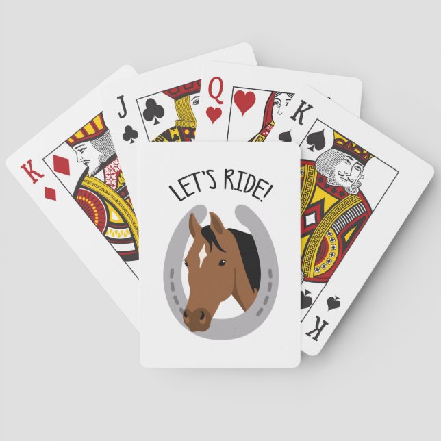 Let's Ride Playing Cards (Back)