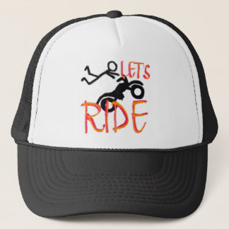 lets ride trucker hat