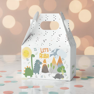 Let's roar Dino party kids birthday Favour Box