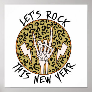 Let's Rock 2023 New Year 2023 Happy New Year Poster
